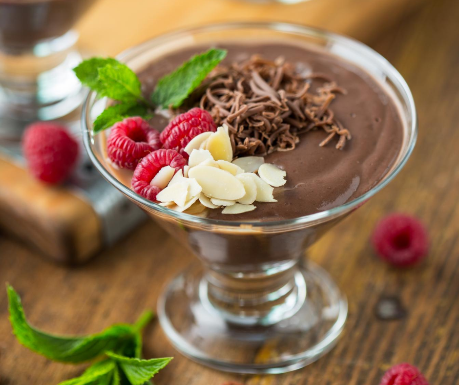 Mint chocolate mousse