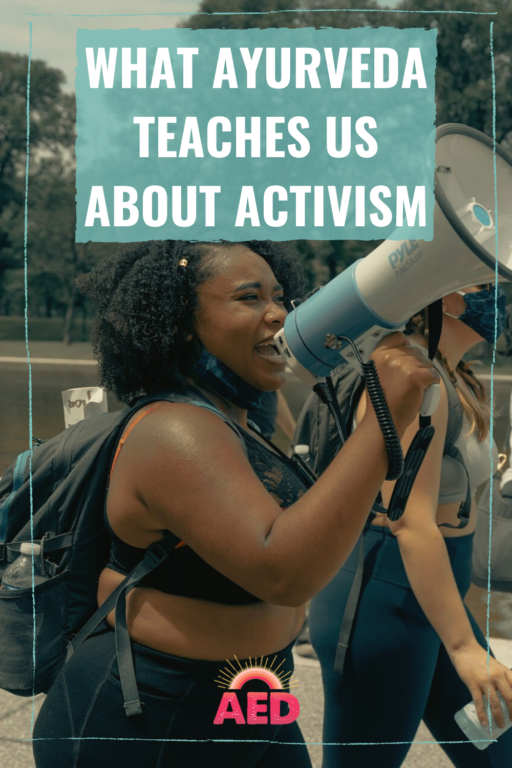 A woman protests during the Black Lives Matter movement