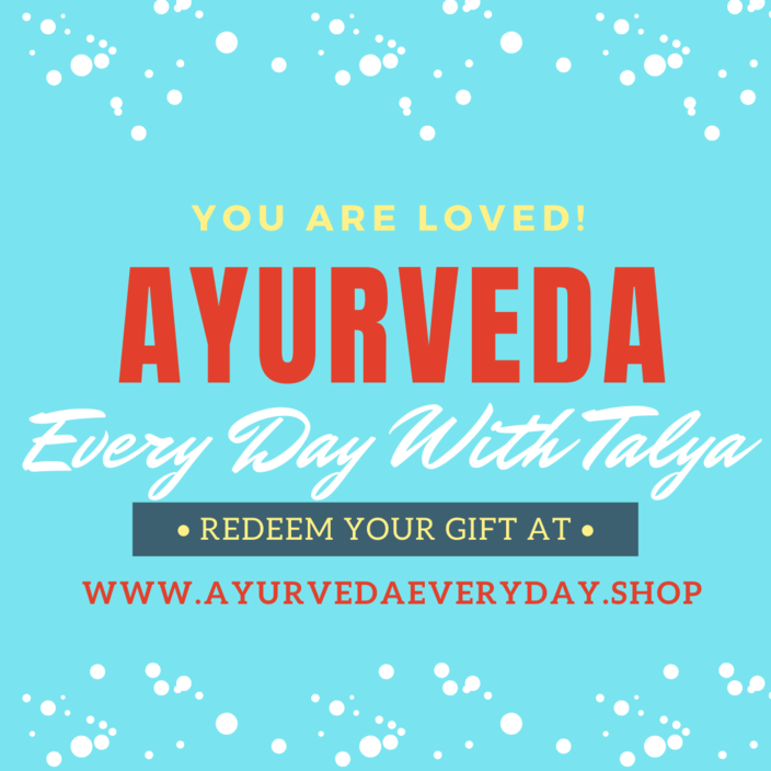 Ayurveda gift card